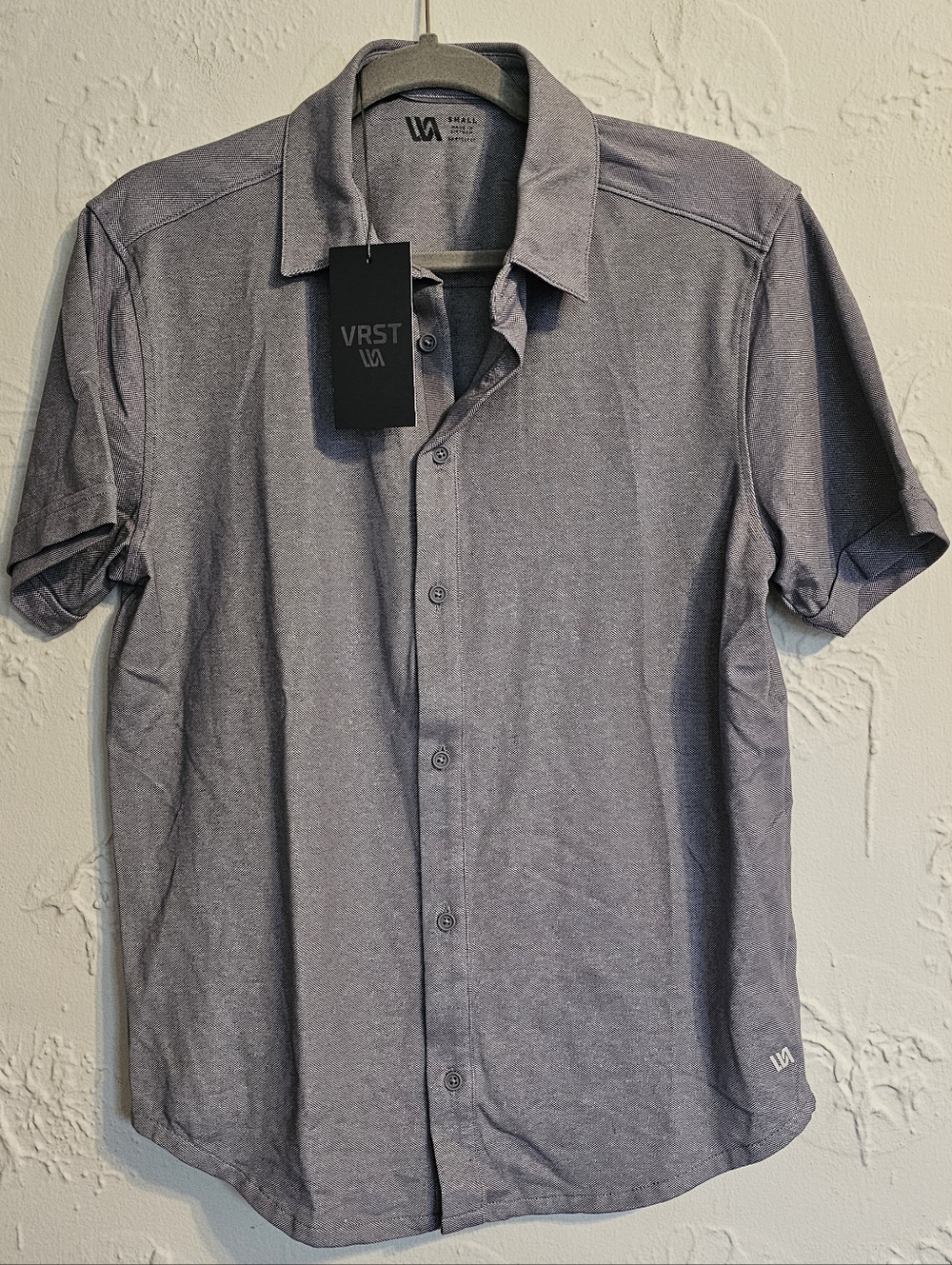 VRST New Mens short sleeve button down shirt